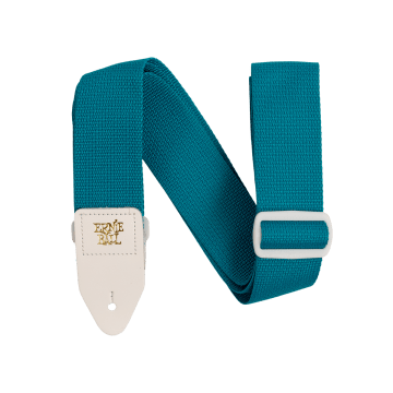 Ernie Ball Polypro Strap 5349 Tealblue & White