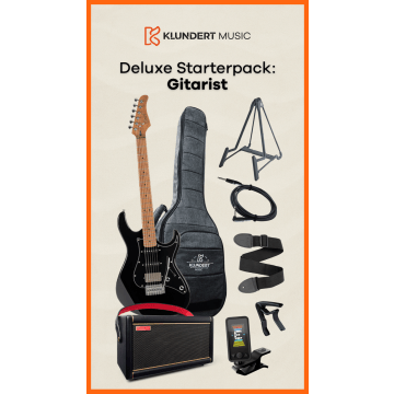Cort Deluxe Startersset Elektrische Gitaar (Black)