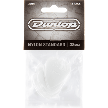Dunlop Nylon Standard .38 Plectrum 12-Pack 