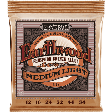 Ernie Ball Earthwood Acoustic Phosphor Bronze Medium Light 2146