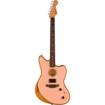 Fender Acoustasonic Player Jazzmaster, Shell Pink RW