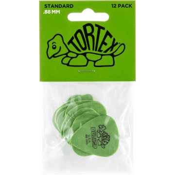 Dunlop Tortex Standard .88 Plectrum 12-Pack groen