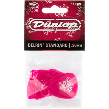 Dunlop 41P96 Delrin Plectrum 0.96mm 12-Pack