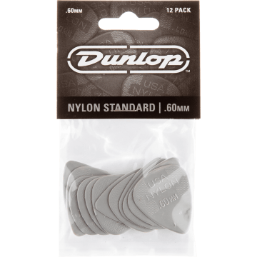 Dunlop Nylon Standard .60 Plectrum 12-Pack 