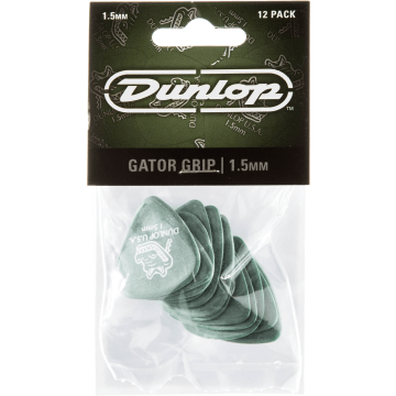 Dunlop 417P150 Gator Grip Plectrum 1.50mm 12-Pack