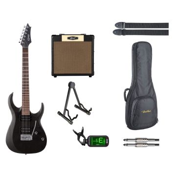 Cort Startersset Elektrische Gitaar (Black) HARDROCK 