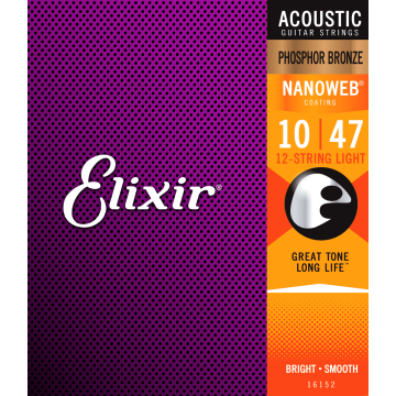 Elixir 16152 Nanoweb Phosphor Bronze