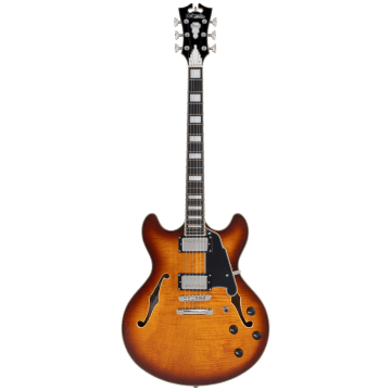 D'angelico Premier DC Dark Iced Tea Burst