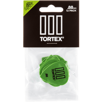 Dunlop 462P88 Tortex III Plectrum 0.88mm 12-Pack