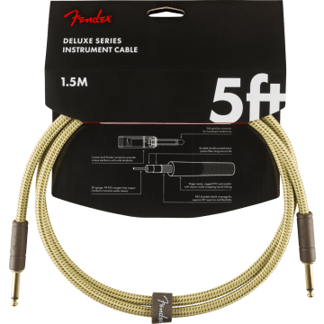 Fender Instrumentkabel Deluxe Tweed, Jack-Jack, 1,5m