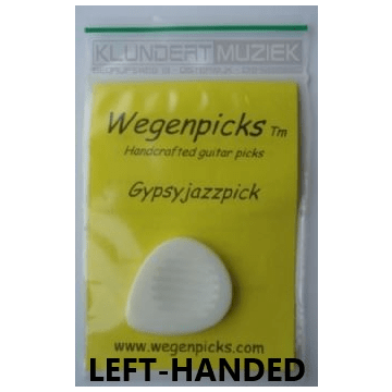 Wegenpicks Gypsyjazzpick 3.5 Wit, Linkshandig