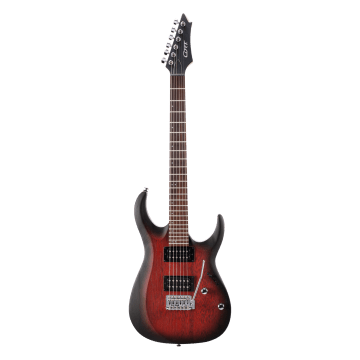 Cort X-100 Open Pore Black Cherry Burst