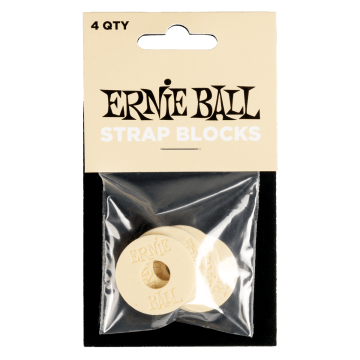 Ernie Ball Strap blocks cream 5624