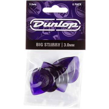 Dunlop 475P3 Big Stubby Plectrum 3.0mm 6-Pack