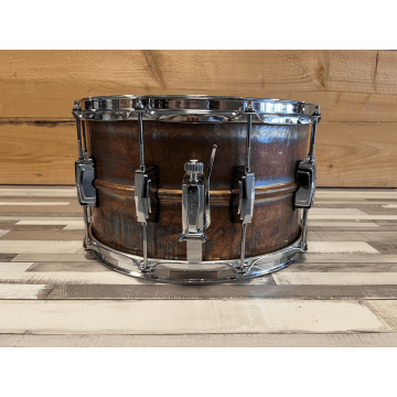 Ludwig LB508KR 14x08 Raw Hammered Bronze Snare