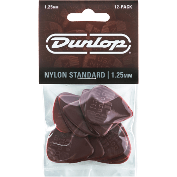 Dunlop Nylon Standard 1.25 Plectrum 12-Pack 