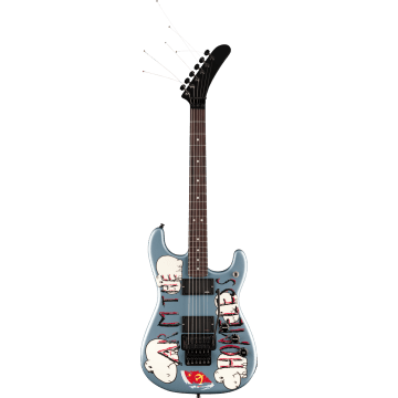 Fender Tom Morello Arm The Homeless Stratocaster, Blue Ice Metallic RW