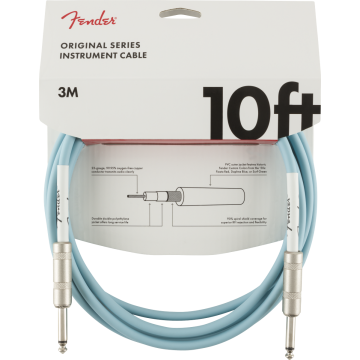 Fender Kabel Original Series Daphne Blue, Jack-Jack, 3m